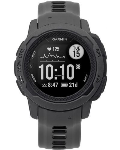 Смарт часовник Garmin - Instinct 2 S, 40mm, графит - 1